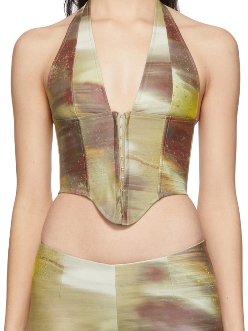 Miaou SSENSE Exclusive Muliticolor Mara Corset Top